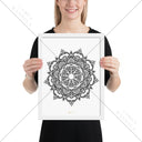Mandala Poster SADHANA - framed