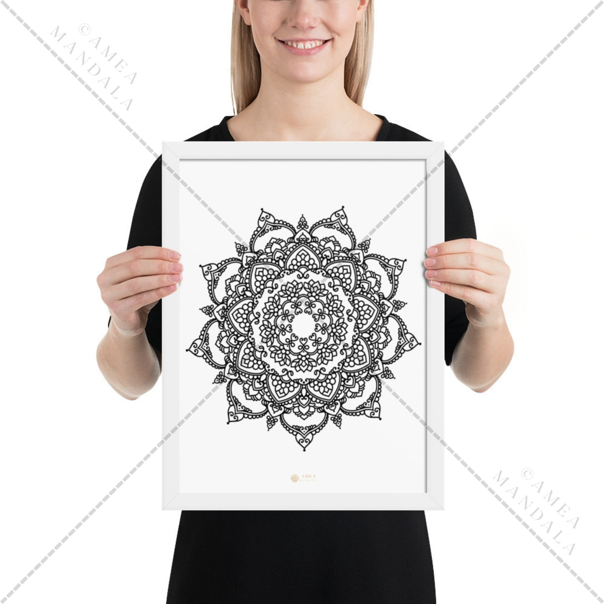 Mandala Poster SADHANA - framed