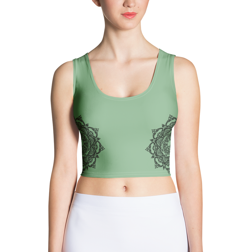 Cropped-Top - Grün