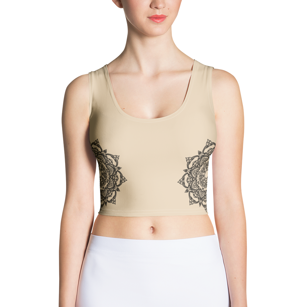 Cropped-Top - Beige