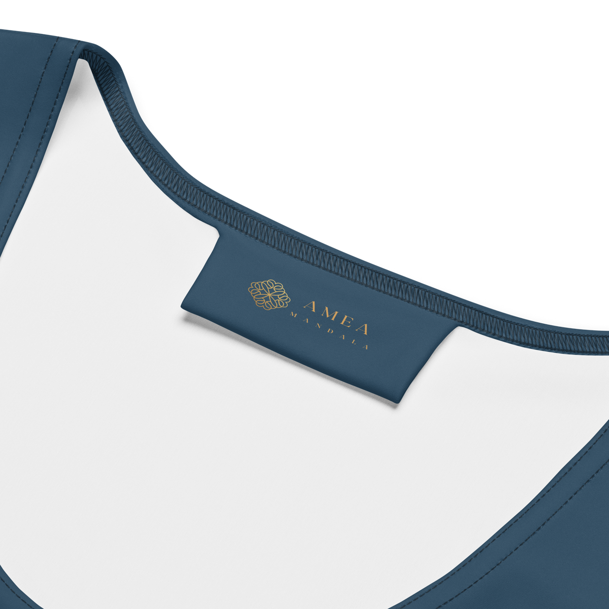 Cropped-Top - Dunkelblau