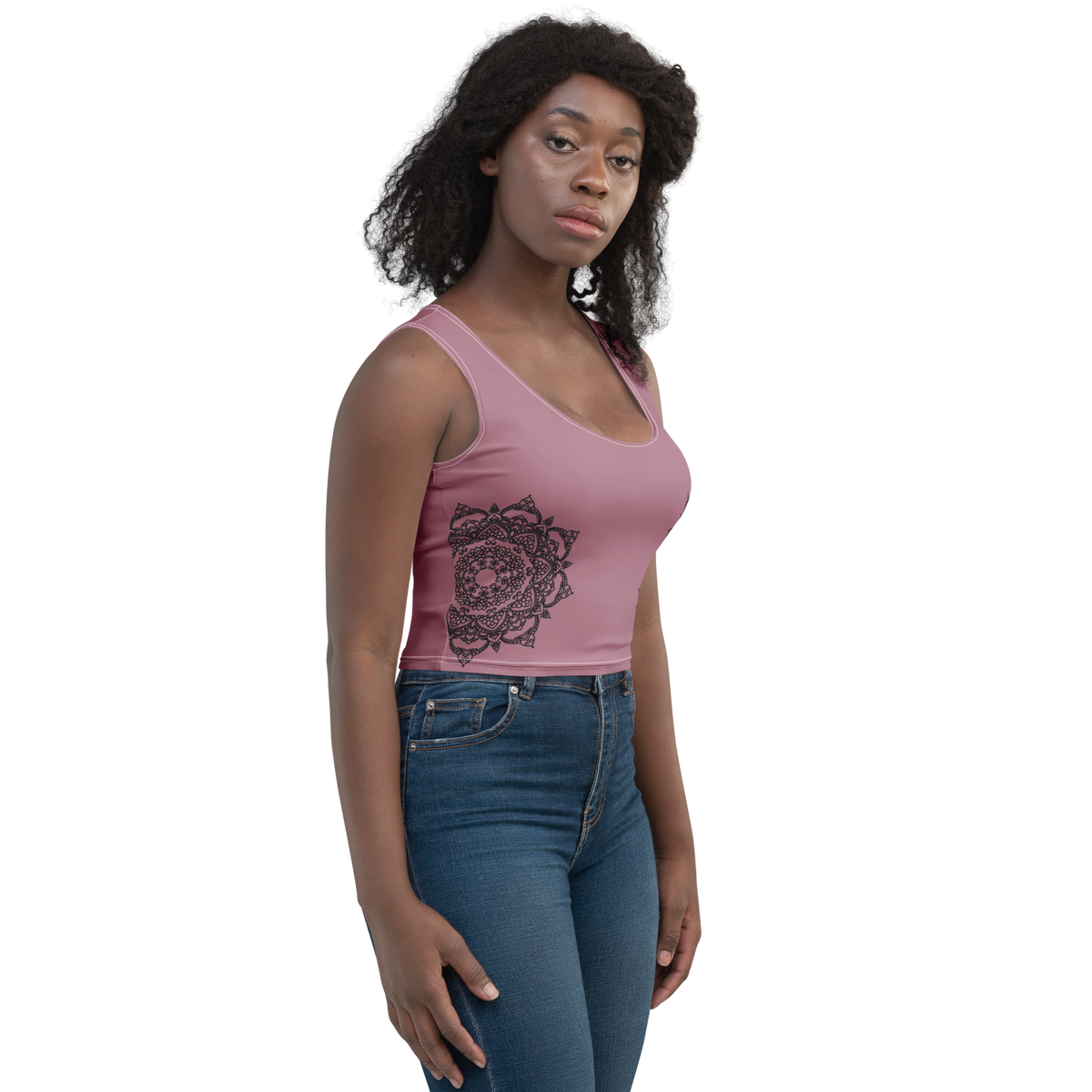 Cropped-Top - Mauve
