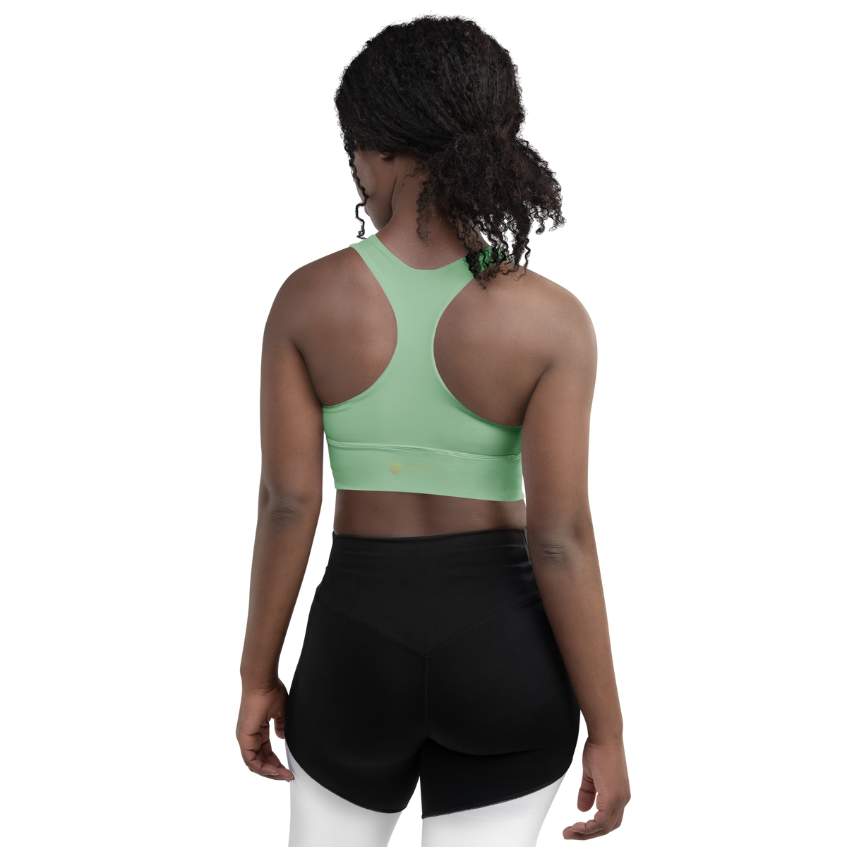 Amea longline sports bra - green