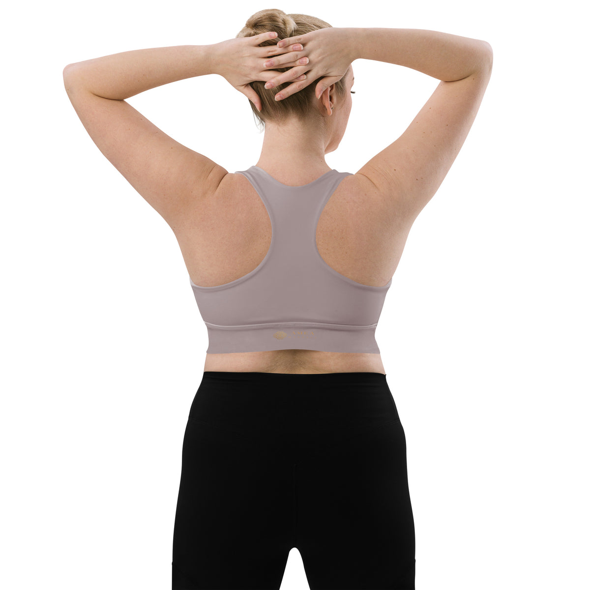 Amea longline sports bra - Purple