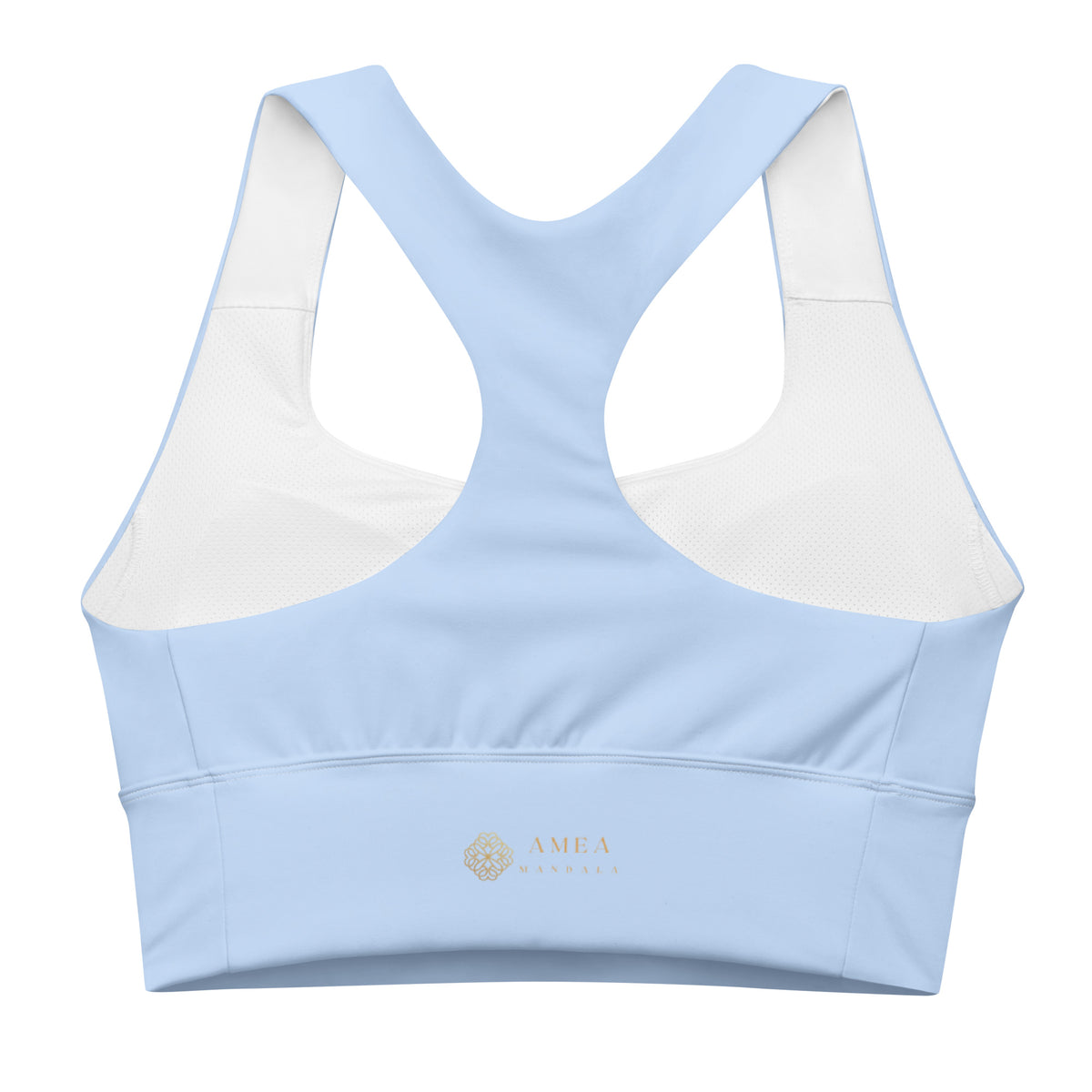 Amea longline sports bra - sky blue
