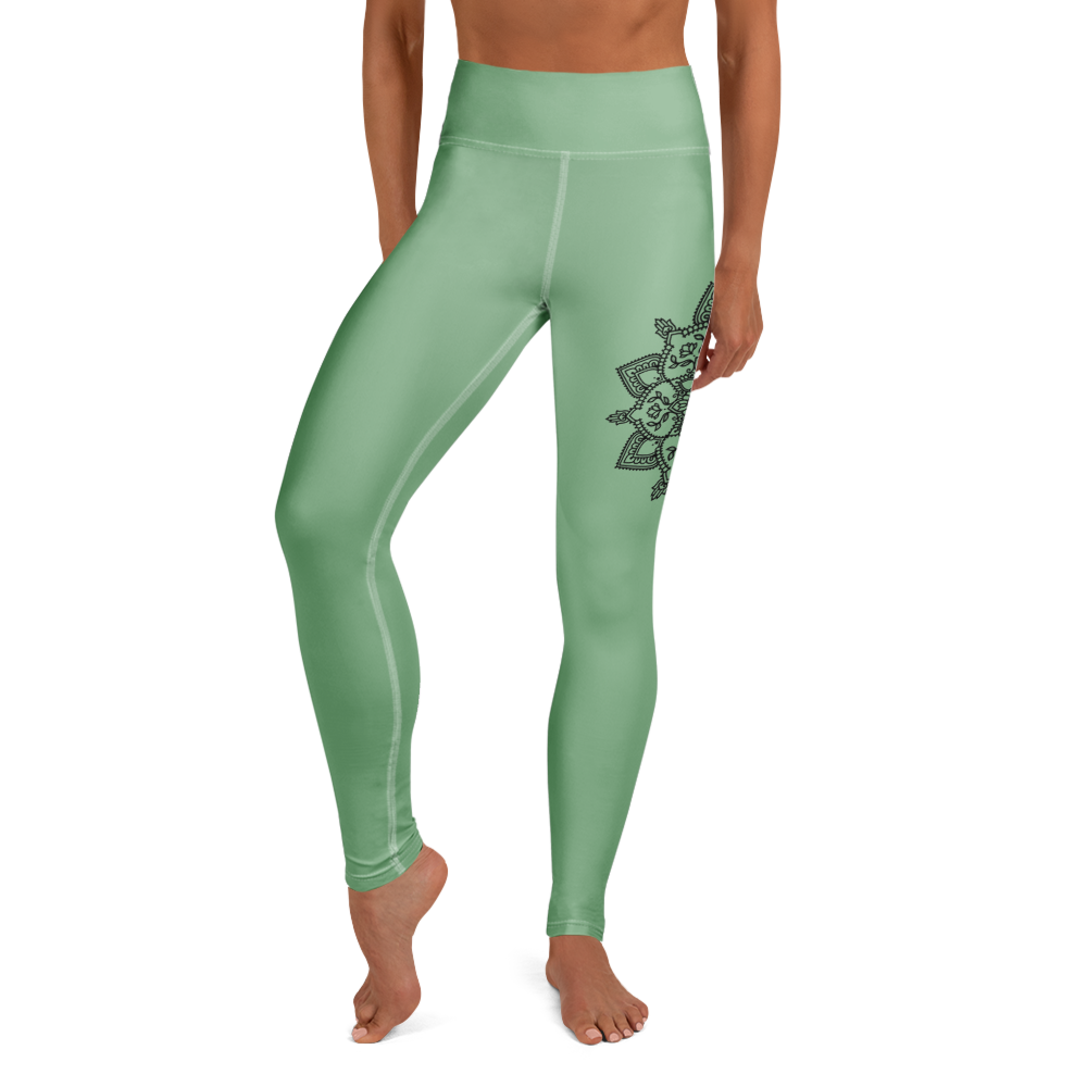 Leggings da yoga - verde