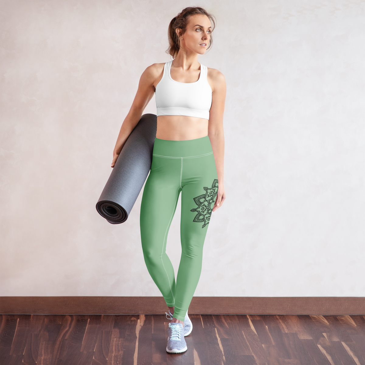 Leggings da yoga - verde