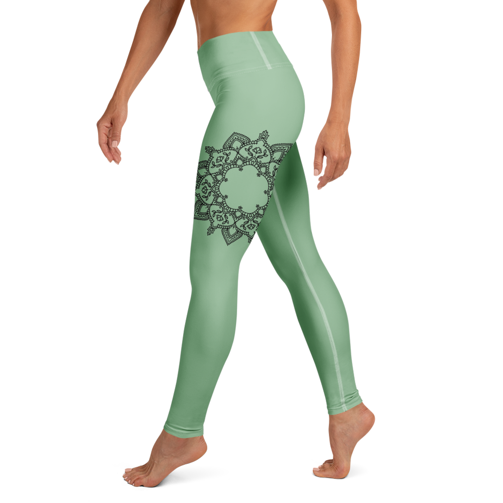Leggings da yoga - verde
