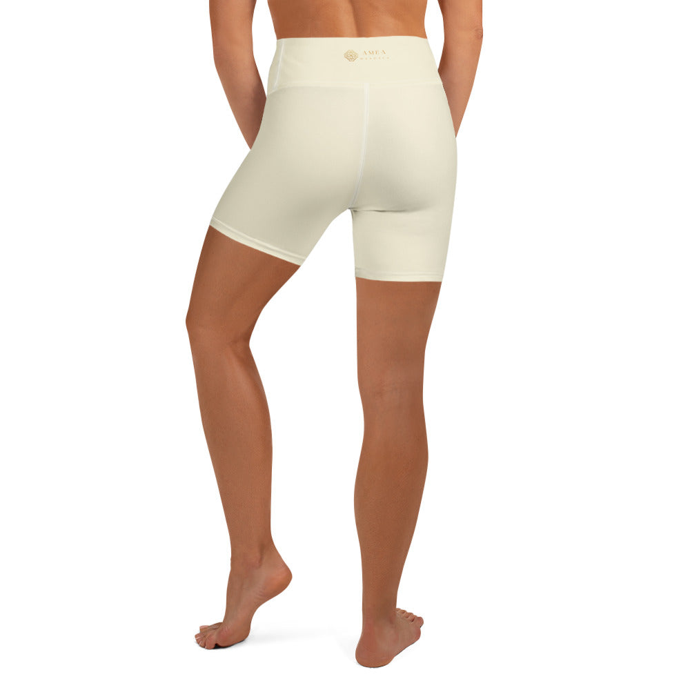 Yoga-Shorts - Ivory