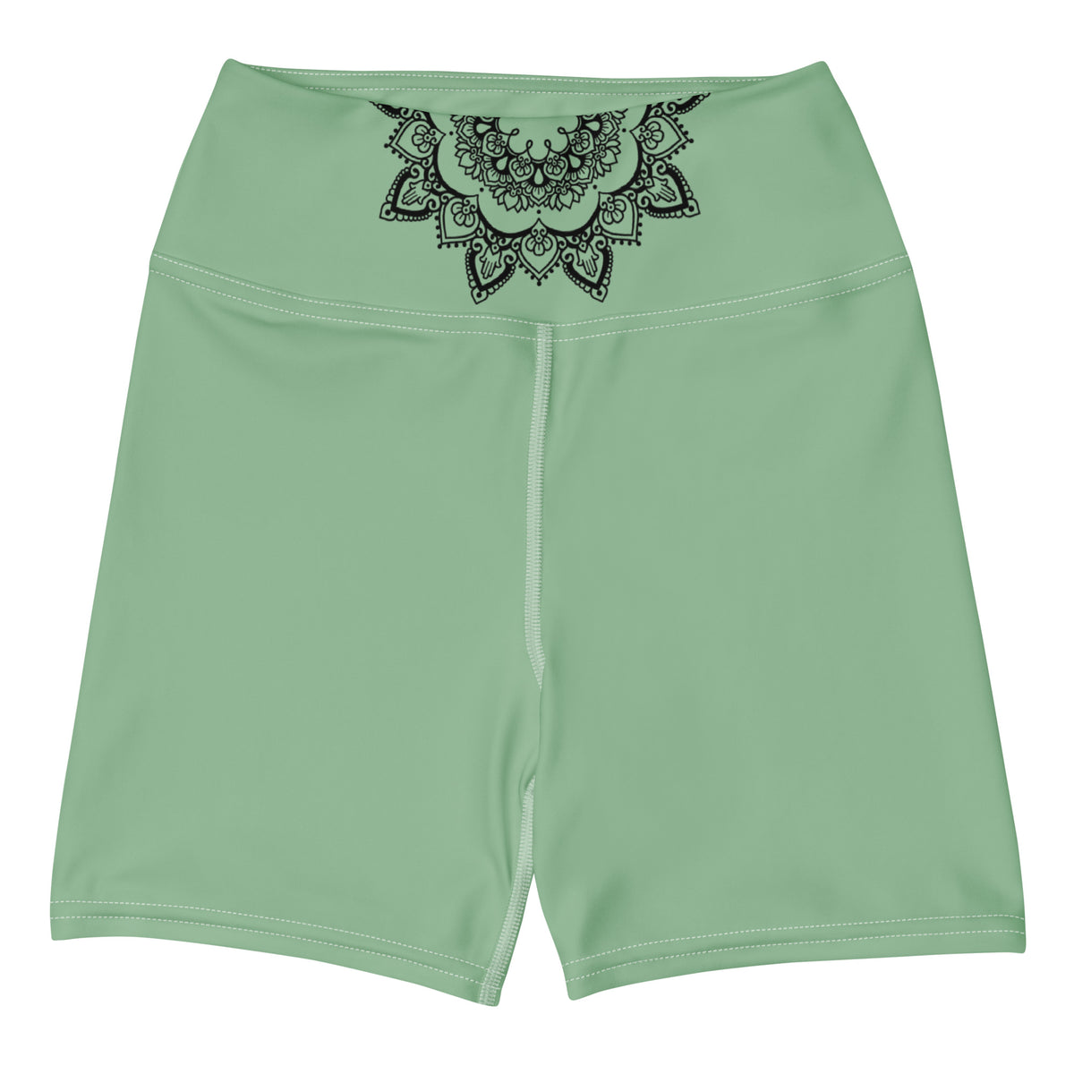 Yoga-Shorts - Grün
