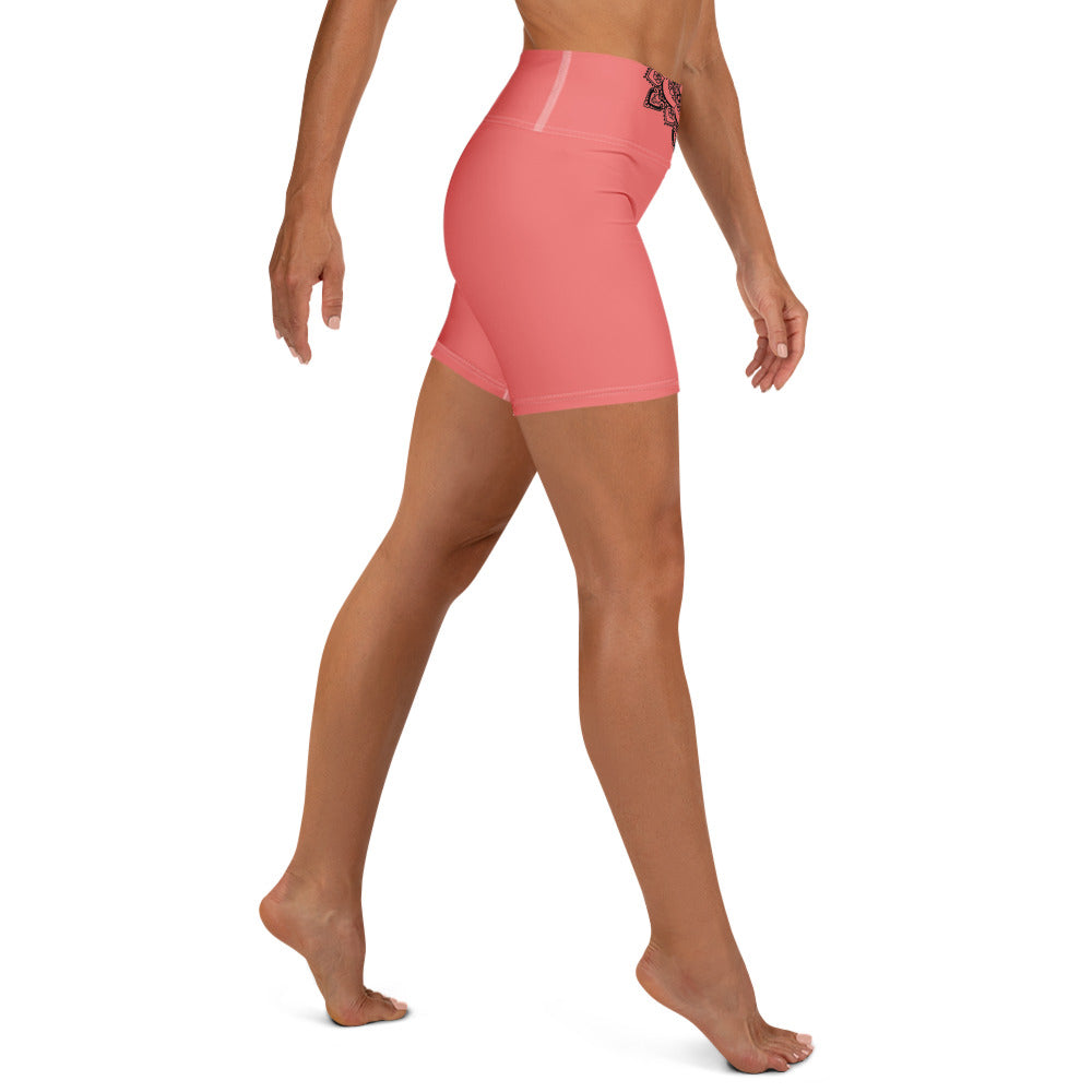 Yoga-Shorts - Rot