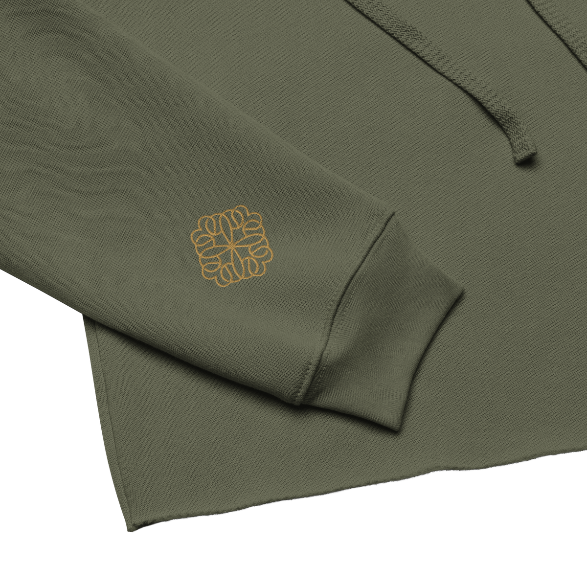 Cropped Hoodie – Grün