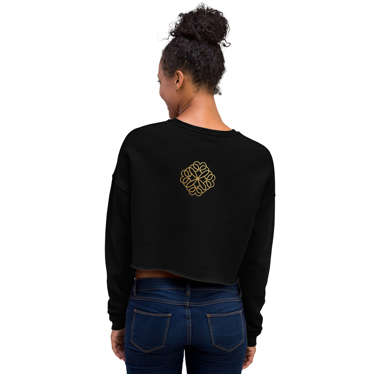 Maglia cropped - Nero