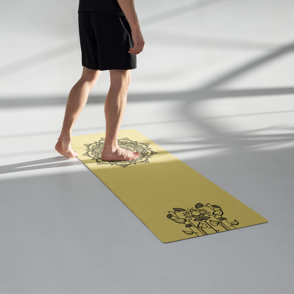 Yoga Matte SURYA BLOOM - Gelb