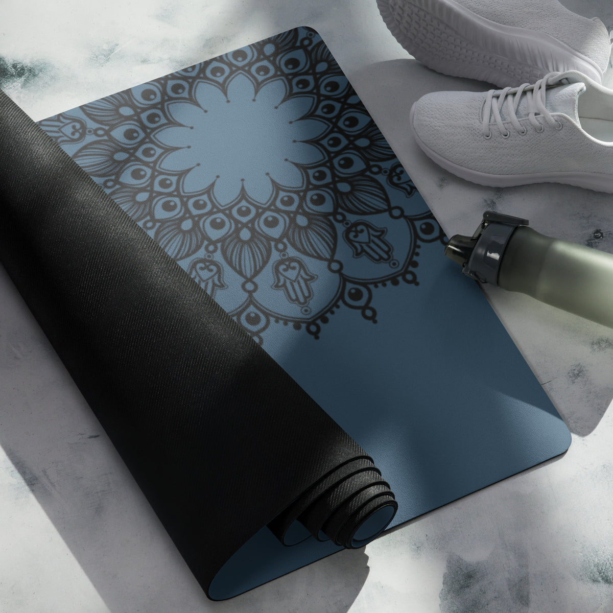 Yoga Matte VEDA - Dunkelblau