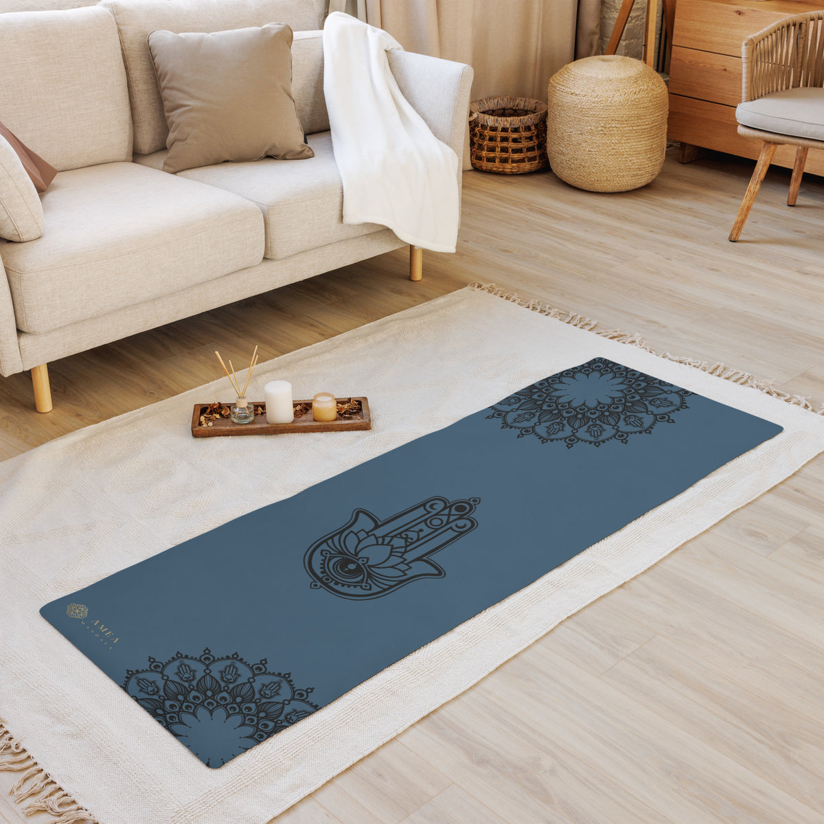 Yoga Matte VEDA - Dunkelblau