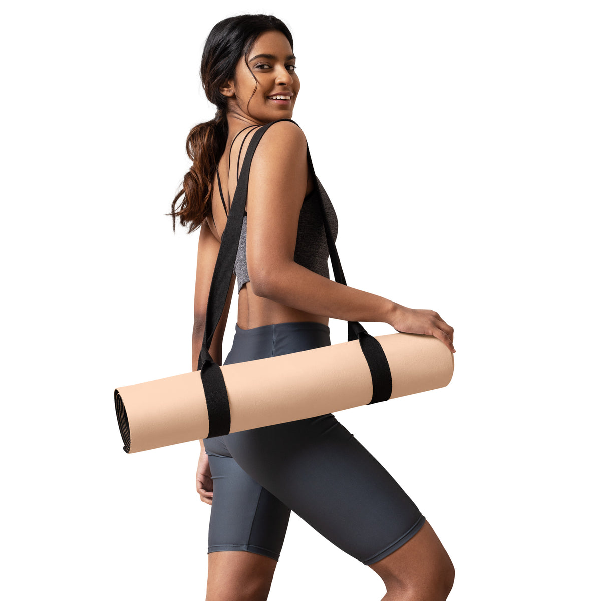 Yoga Matte ASHAYA - Pfirsichrosa