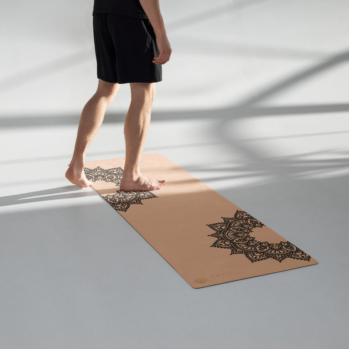 Yoga Matte ASHAYA - Pfirsichrosa